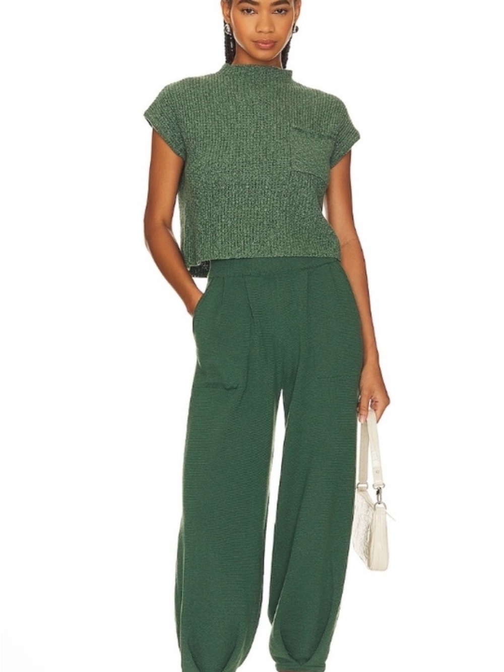 Free People Freya Set in Emerald